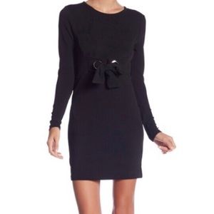 Romeo & Juliet Couture | Black Tie Waist Dress *NWT*